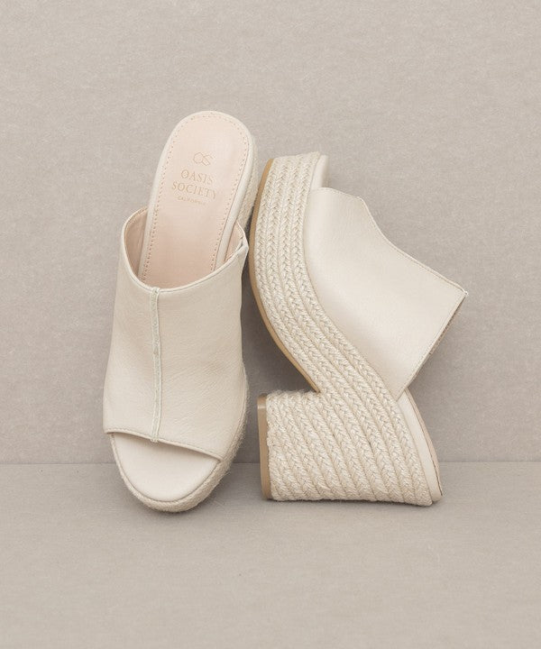 Melissa Espadrille Platform Slides