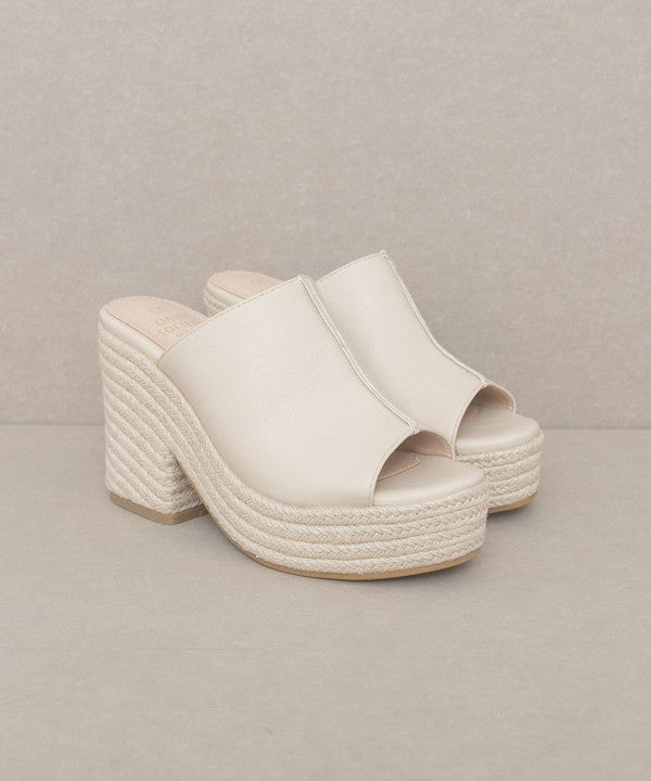 Melissa Espadrille Platform Slides