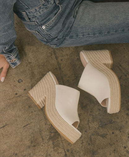 Melissa Espadrille Platform Slides