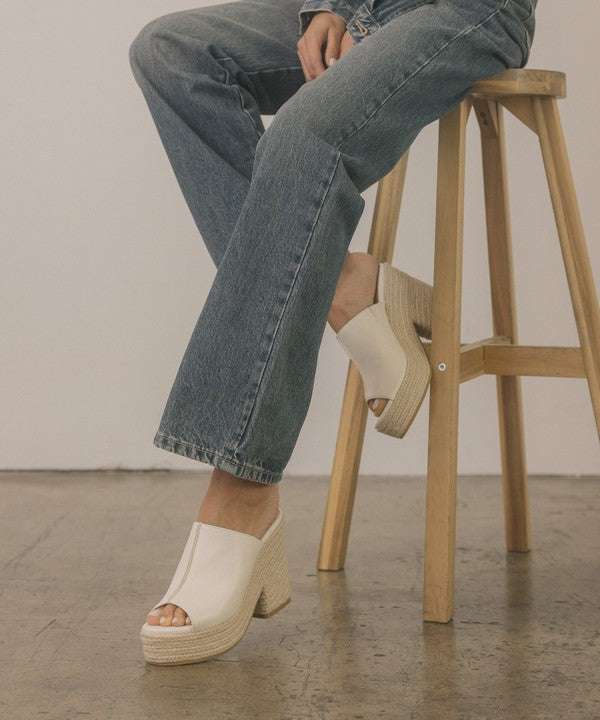 Melissa Espadrille Platform Slides