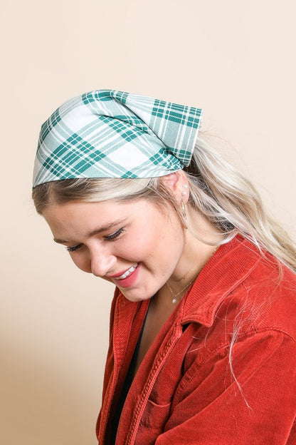 Triangle Flannel Head Scarf