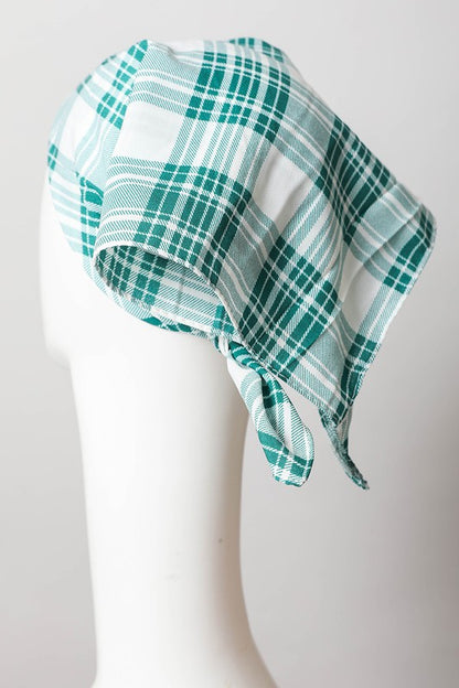 Triangle Flannel Head Scarf