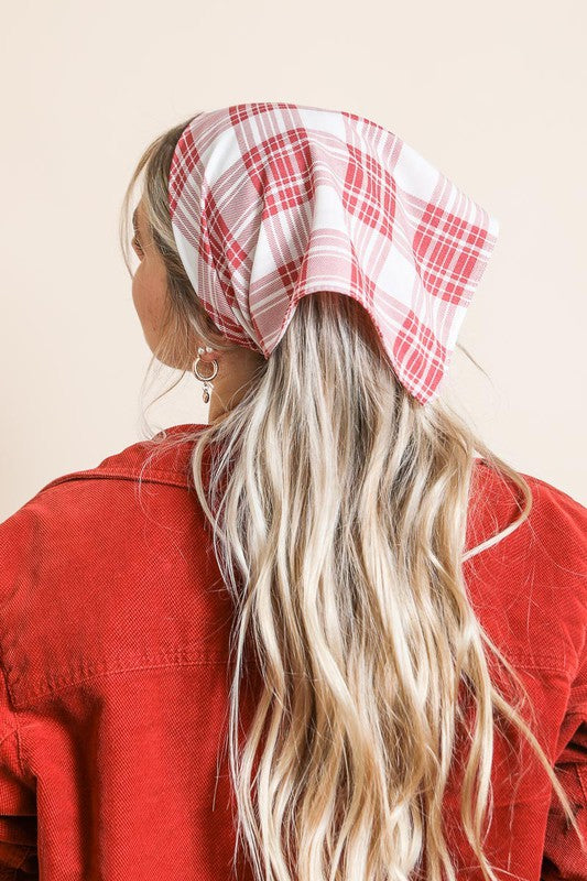 Triangle Flannel Head Scarf