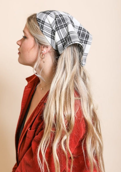 Triangle Flannel Head Scarf