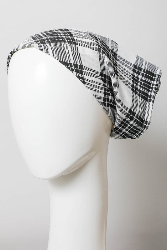 Triangle Flannel Head Scarf