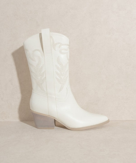 Sephira Embroidered Short Boot