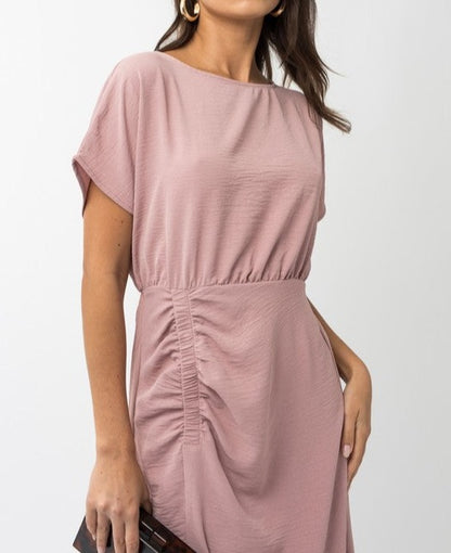 Ruched Evening Dress