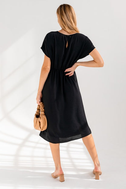 Ruched Evening Dress