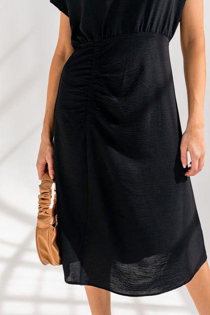 Ruched Evening Dress