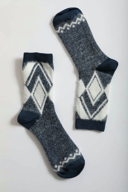 Diamond Pattern Sock