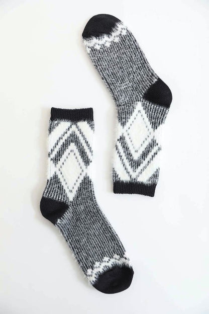 Diamond Pattern Sock