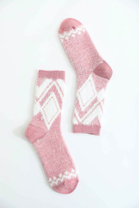 Diamond Pattern Sock