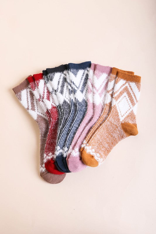 Diamond Pattern Sock