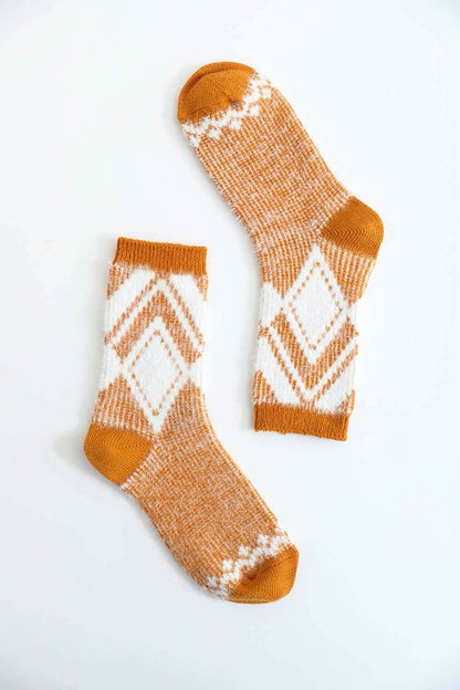 Diamond Pattern Sock