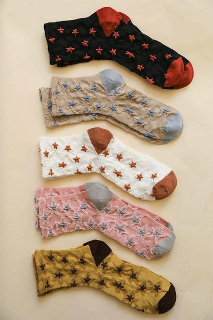 Star Patterned Sock