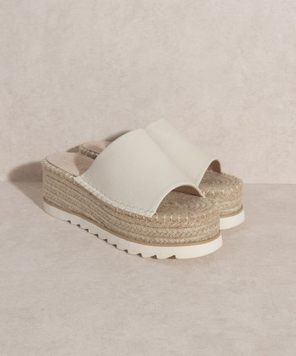 Ivy - Espadrille Platform Slide