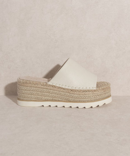 Ivy - Espadrille Platform Slide