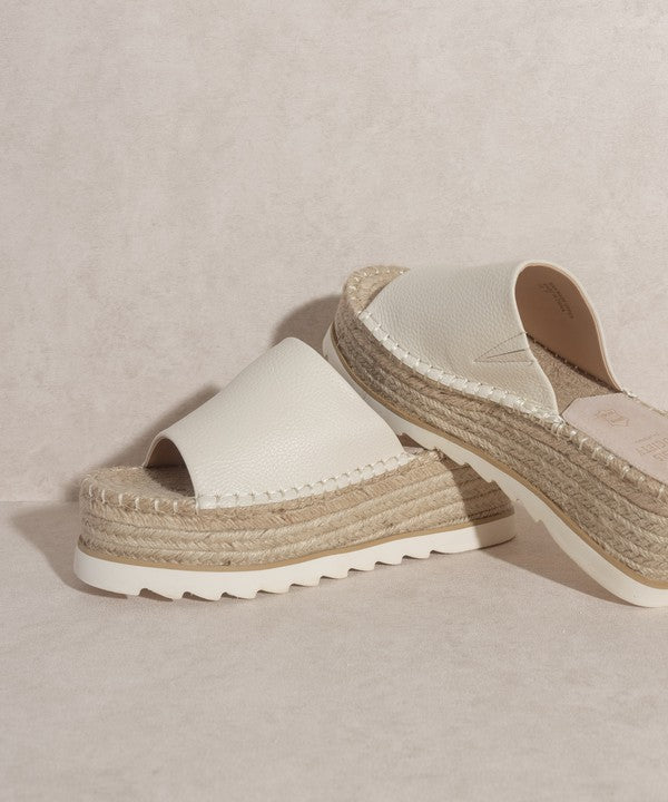 Ivy - Espadrille Platform Slide