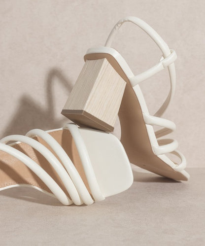 Ashley Wooden Heel Sandal