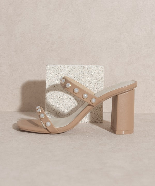 Victoria Pearl Strap Heel