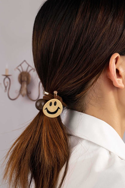 Smiley Face Hair Elastic