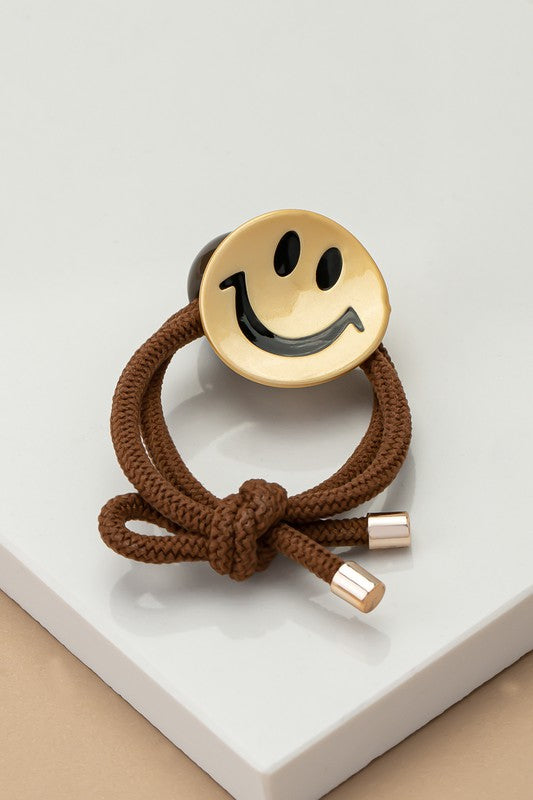 Smiley Face Hair Elastic