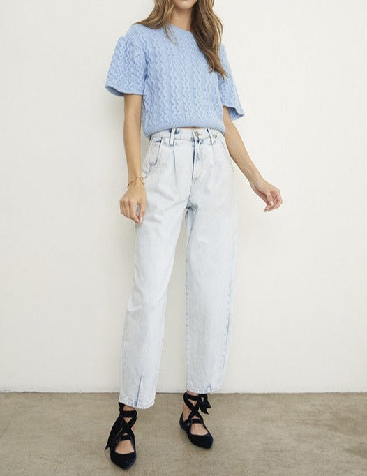 High Rise Balloon Slouch Jeans