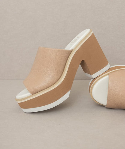 Layered Platform Heel Slides