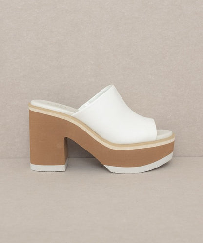 Layered Platform Heel Slides