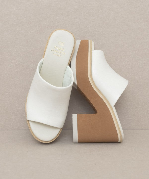 Layered Platform Heel Slides