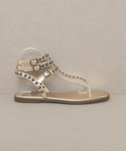 Oaklyn Studded Gladiator Sandal