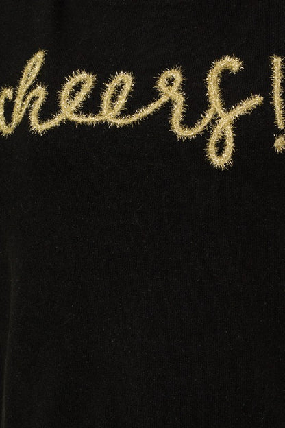 Beautifully Sized Cheers Pullover Sweater