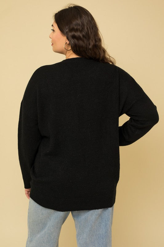 Beautifully Sized Cheers Pullover Sweater