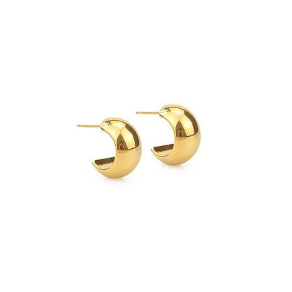 Crescent Hoop Earrings