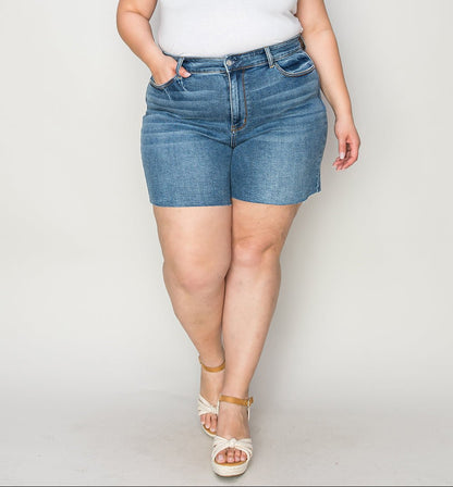 Judy Blue High Waist Slim Denim Shorts