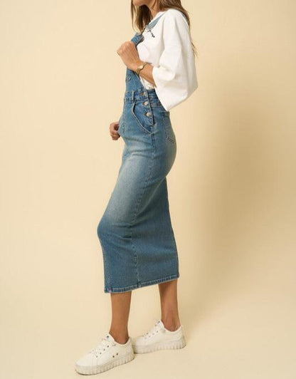 Overall Denim Skirt