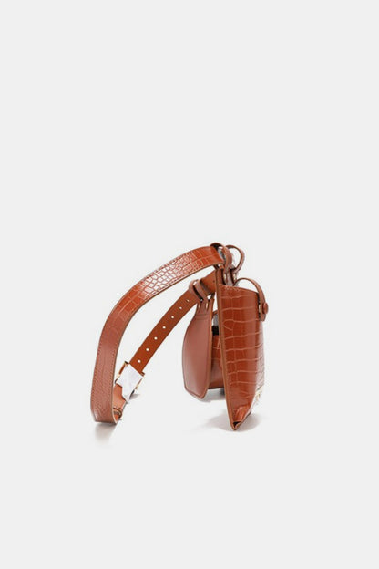 Albina Two Piece Textured Belt Bag