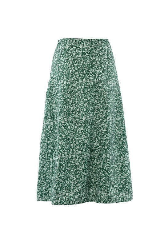 Floral Midi Skirt