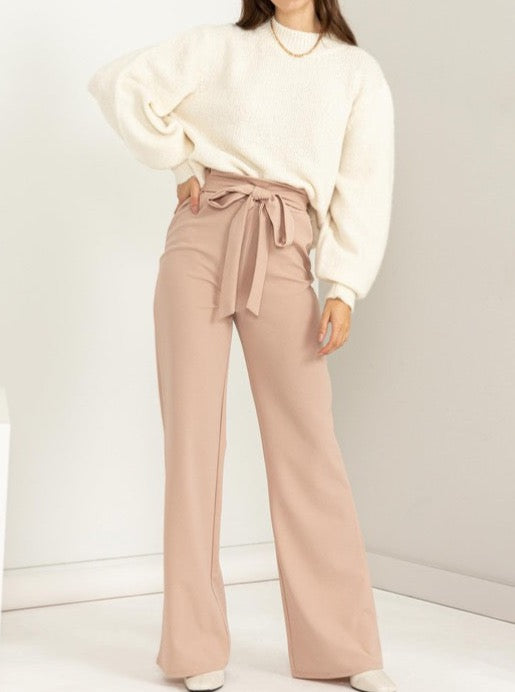 High-Waisted Flared Pants