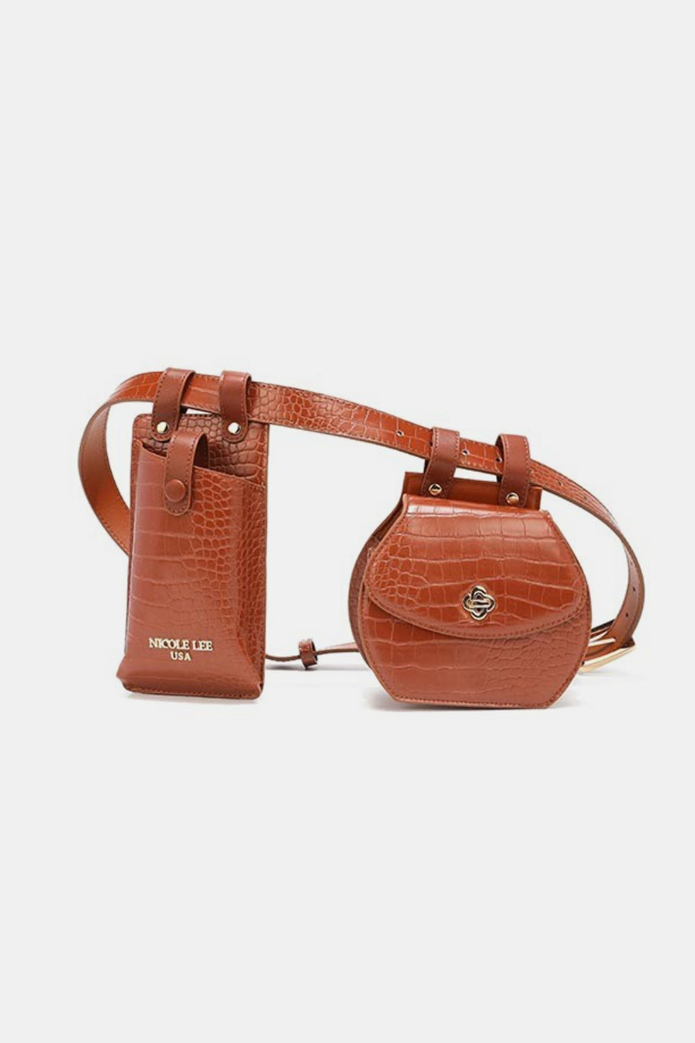 Albina Two Piece Textured Belt Bag