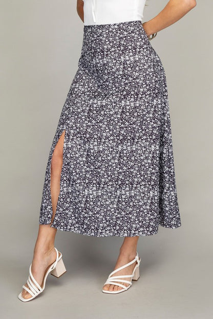 Floral Midi Skirt