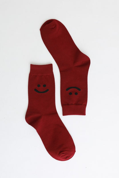 Smiley Face Sock