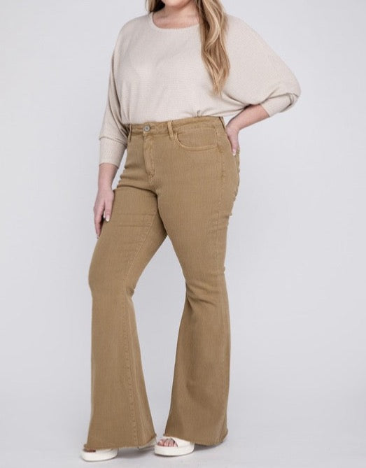 Beautifully Sized High Rise Super Flare Jeans