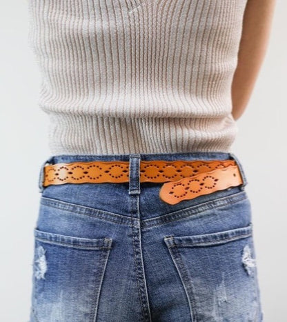 Bohemian Punched Out Belt