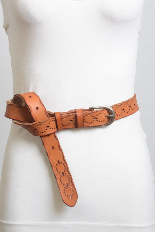 Bohemian Punched Out Belt