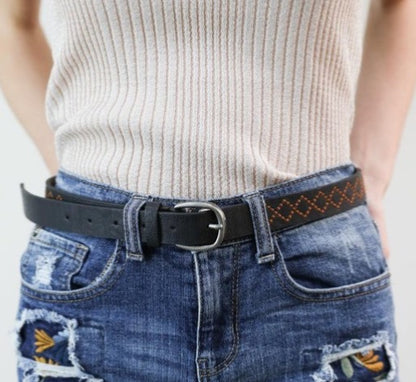 Skinny Punched Out Belt