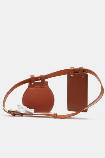 Albina Two Piece Textured Belt Bag