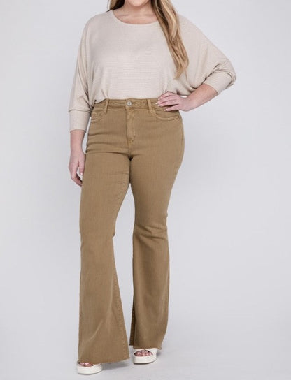 Beautifully Sized High Rise Super Flare Jeans