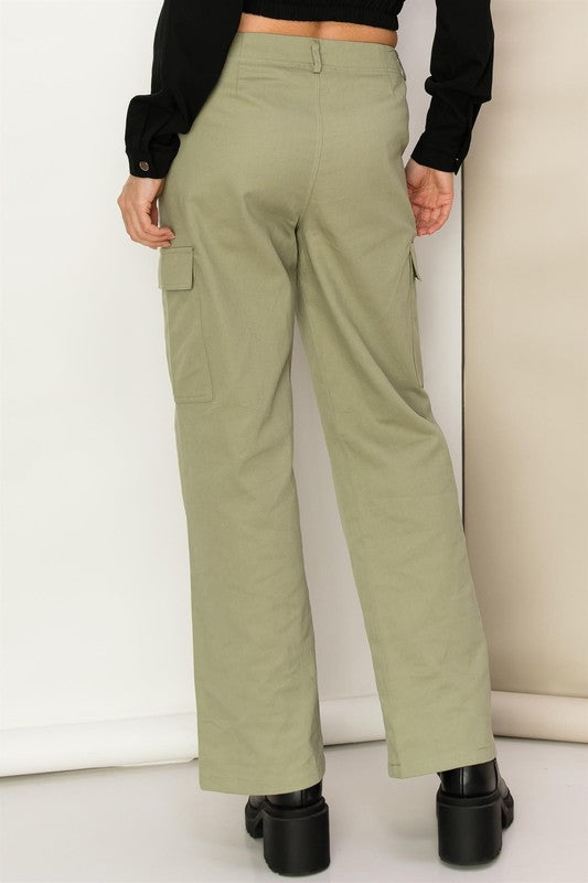 Chiller High Waist Cargo Pants