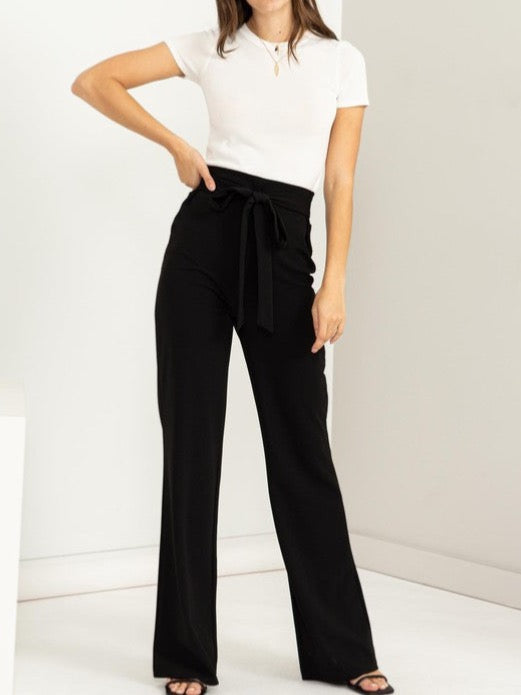 High-Waisted Flared Pants